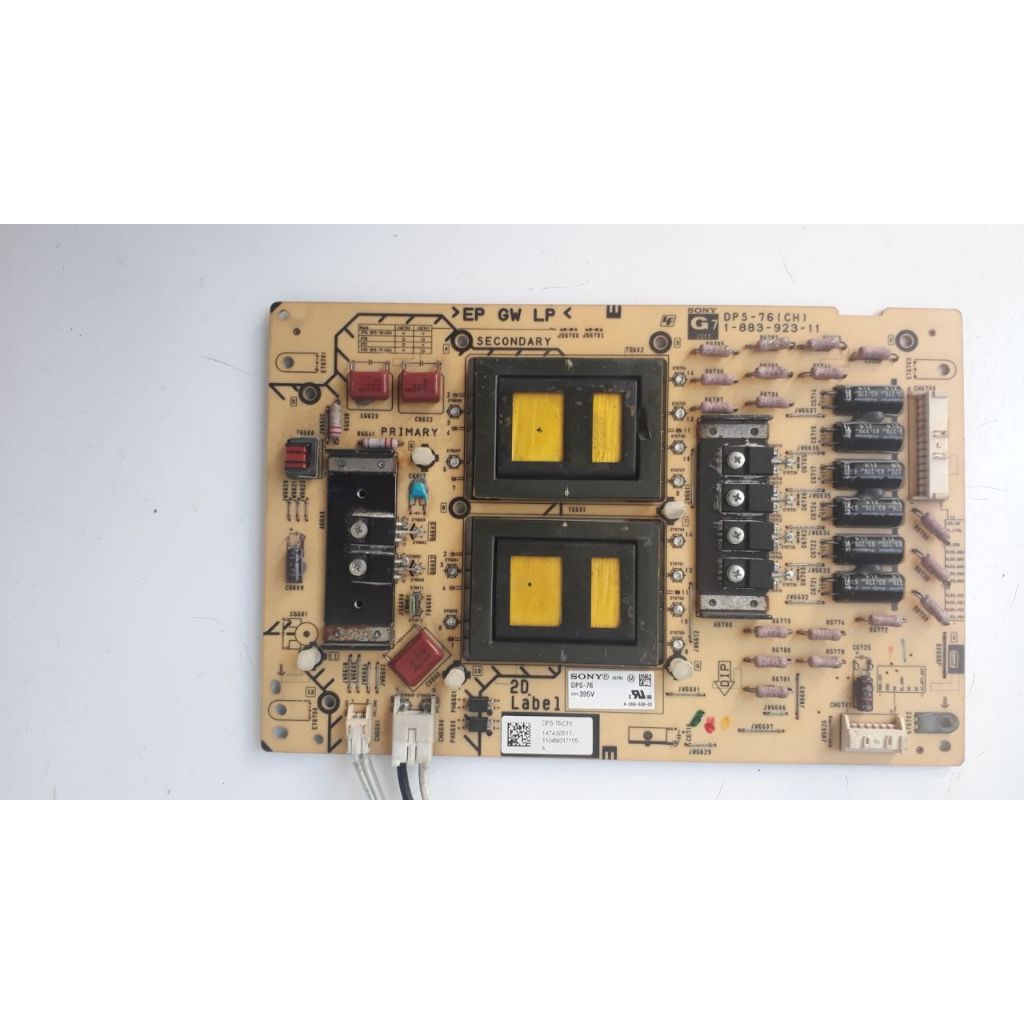 Placa Da Fonte Inversora Sony-Dps-76 com Defeito