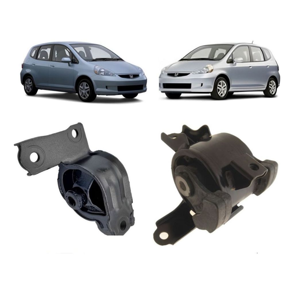 Kit Coxim Calco Motor Cambio Honda Fit 2007-2008 Automático