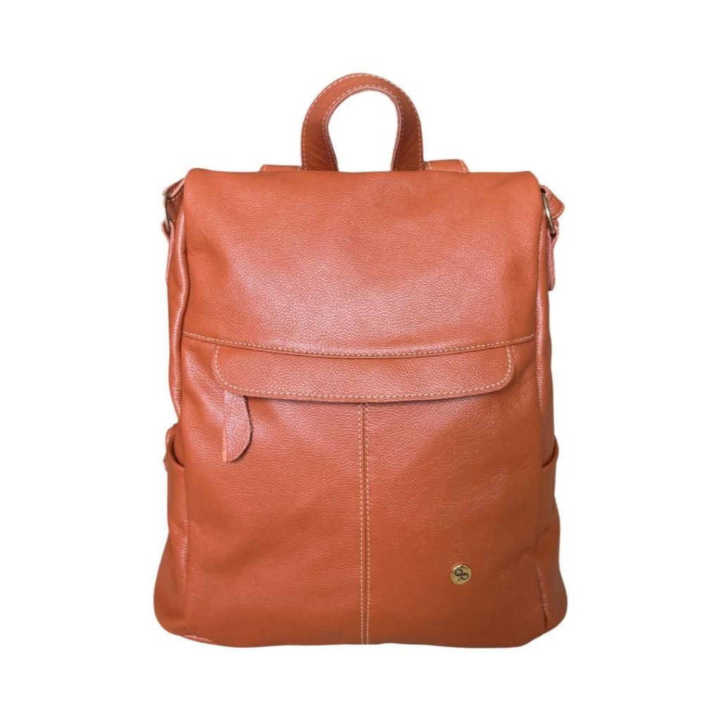 Mochila Bolsa de Couro Legítimo Feminino Passeio Luxo Antifurto Passeio Faculdade Laptop Linda