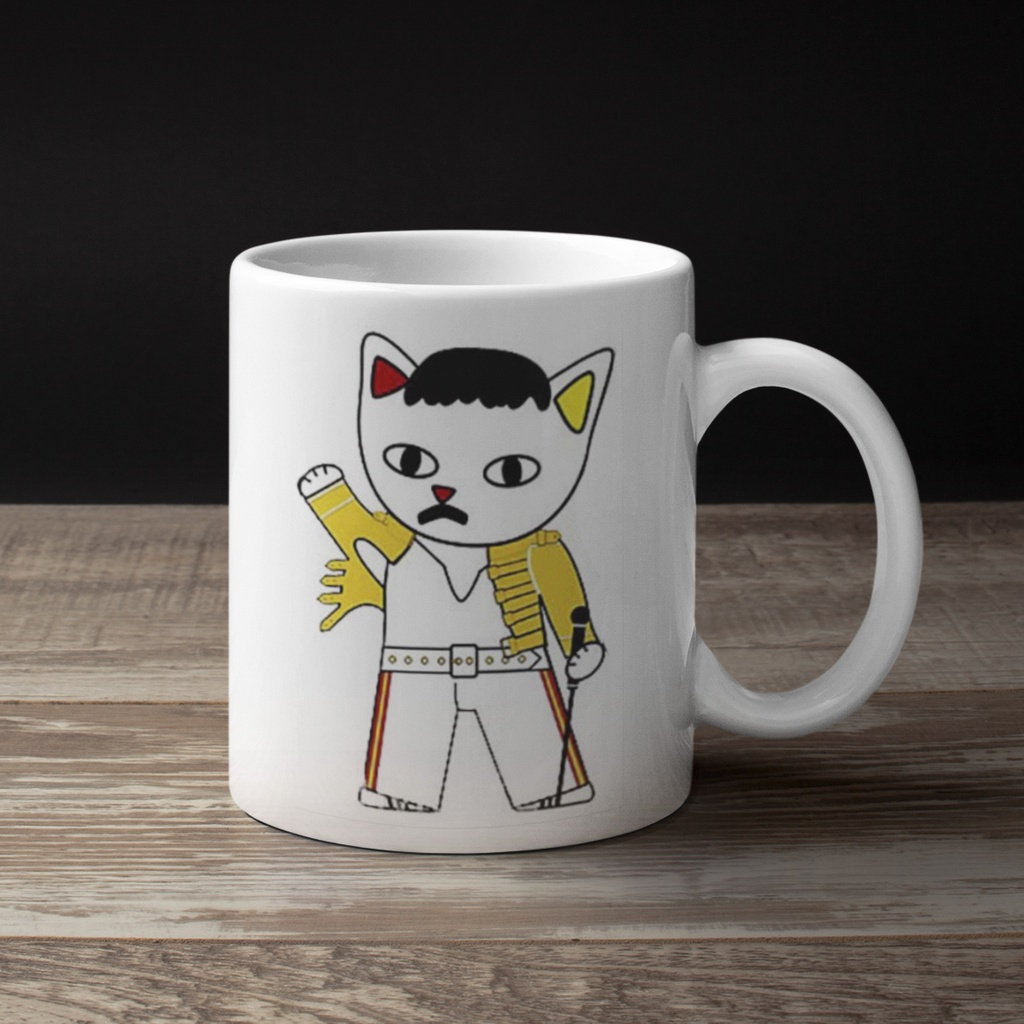 Caneca Freedie Cat: Estilo e Personalidade Felina 🐱🎩