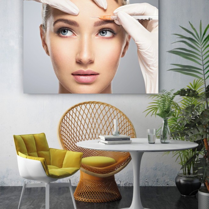 Placas mdf 20x30cm Estética Preenchimento Botox