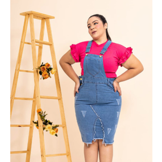 Jardineira luxo    PLUS Size  SUPER  Promoção LUXO