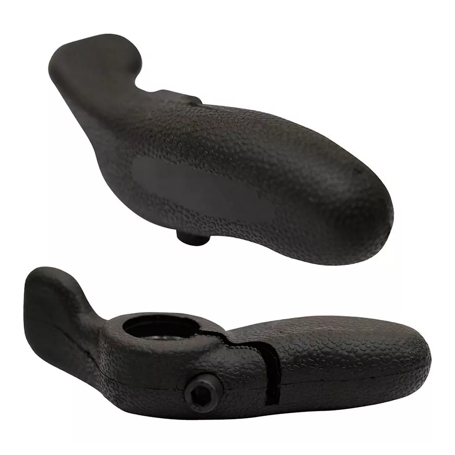Bar End Apoio De Guidão Gta Ergonômico Emborrachado Cor Preto