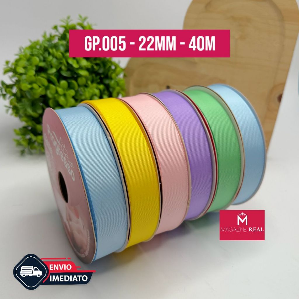 Fita de Gorgurão Progresso N°5 22mm - 40mts