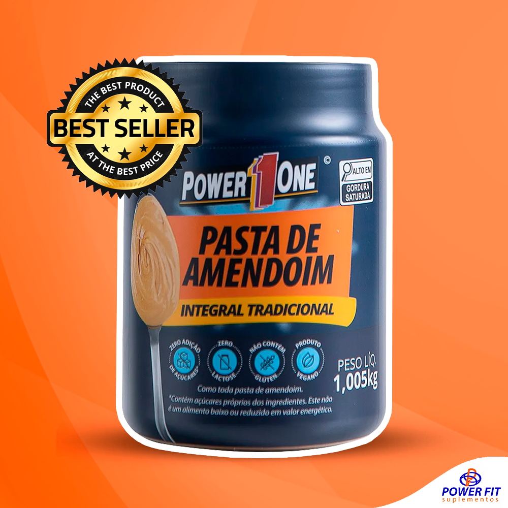 Power One Pasta de Amendoim 1kg Tradicional - Power One