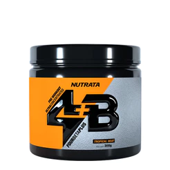 Pré Treino 4B Four Beta Plus 300g - Frutas Tropicais - Nutrata