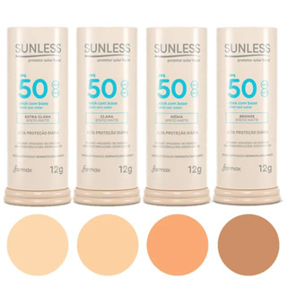Protetor Solar Facial Sunless Stick FPS 50 12g em Oferta na Shopee