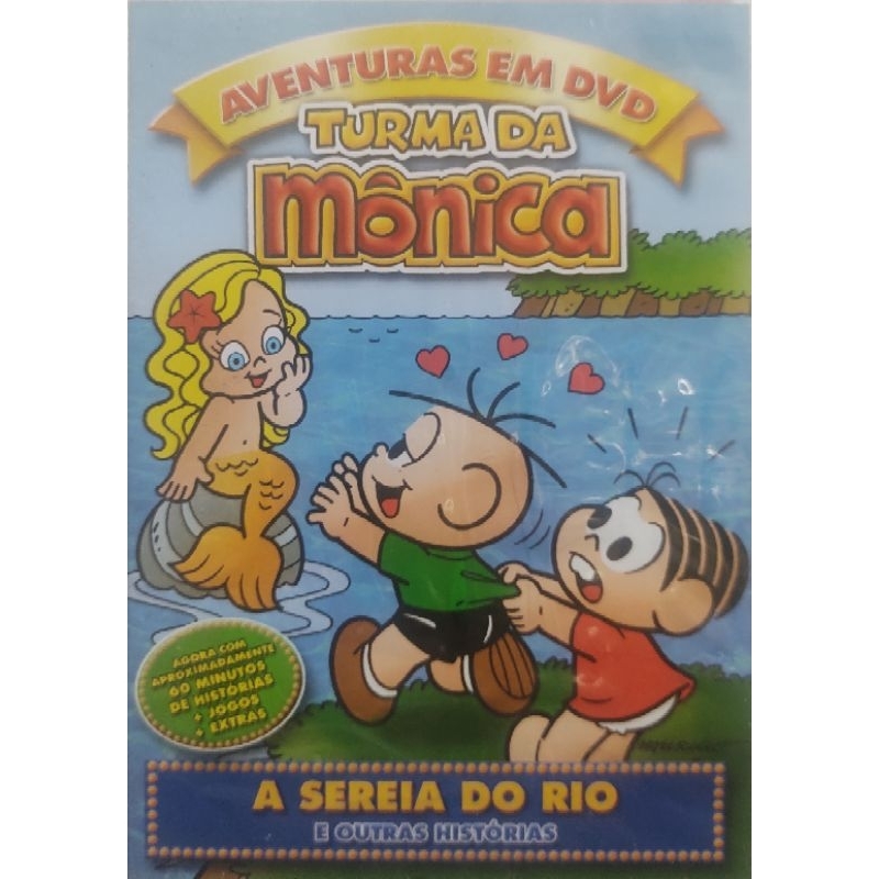 Dvd Turma da Mônica A Sereia do Rio e Outras Historias