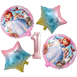 kit C/5 Balão Metalizado Princesa Sofia Enfeite/Decoração em Oferta na Shopee
