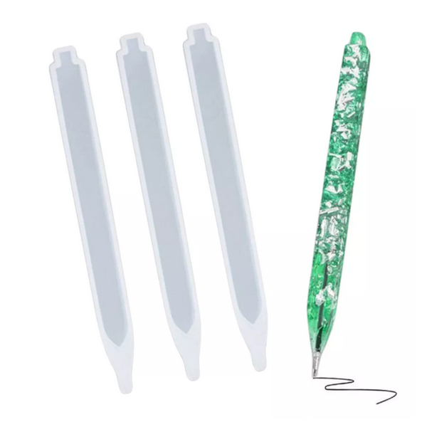 Molde de Caneta para Resina / Modelo Quadrado em Oferta na Shopee