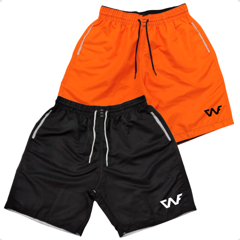 Kit 2 Shorts Masculinos Bermuda Futebol Piscina Praia Linha Premium VNF lançamento