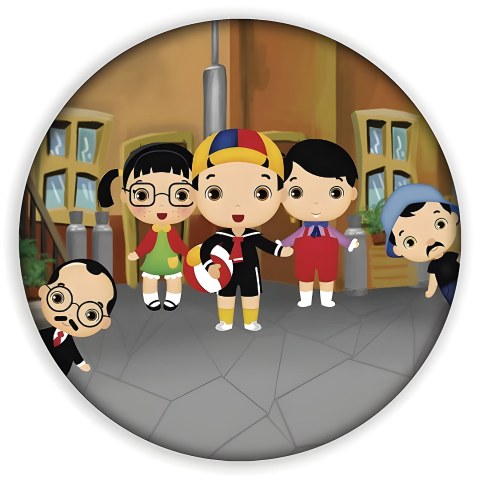 Painel Festa Infantil Redondo Turma do Chaves Baby + Arco, Suporte incluso. Fazemos personalizado com qualquer tema. Confeccionado em Lona fosca, impressão de alta resolução. cenário Circular p/ Decoraçõe
