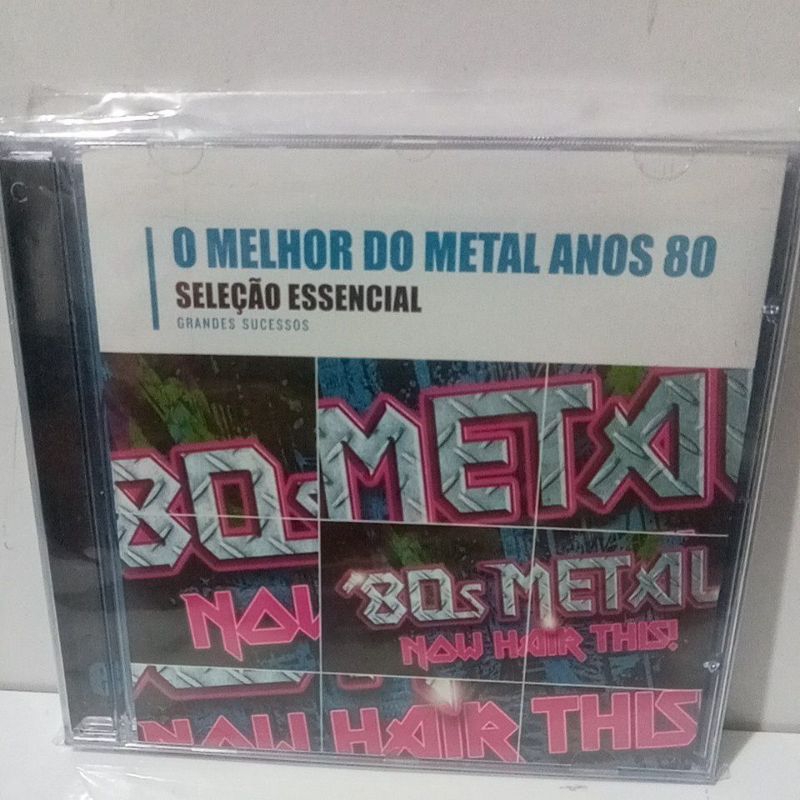 Cd O Melhor Do Metal Anos 80 Seleção Essencial Vários Artistas Europe,Autógrafo,Quiet Riot....Novo de Fabrica Original