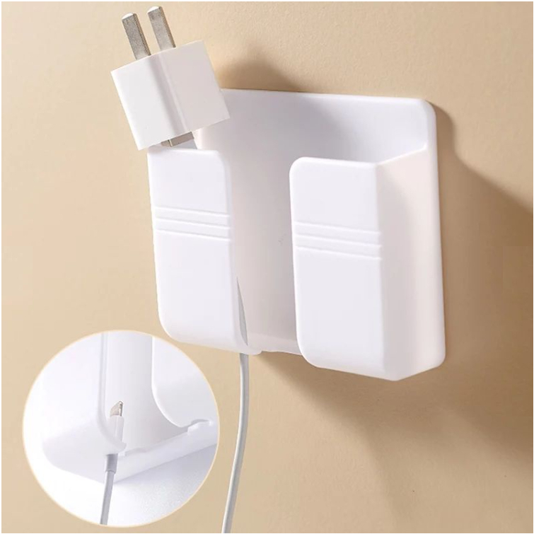 Suporte Multiuso De Parede Adesivo Para Celular Controle Plástico Para Carregar Celular