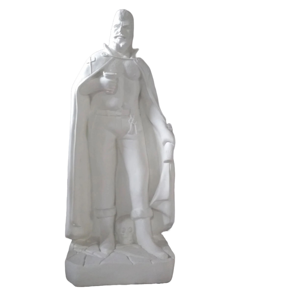 Exu tranca rua das almas escultura tranca rua estatua grande