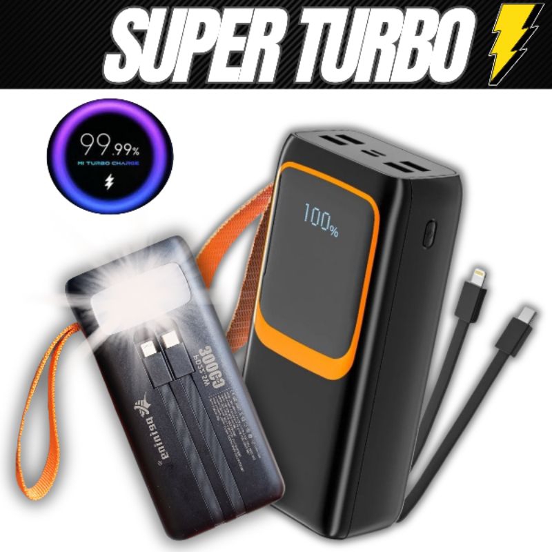 Power Bank Turbo Carregador Portátil 30.000 mah 50000 mAh 22.5 w 20000mah Super Rápido Tipo-c