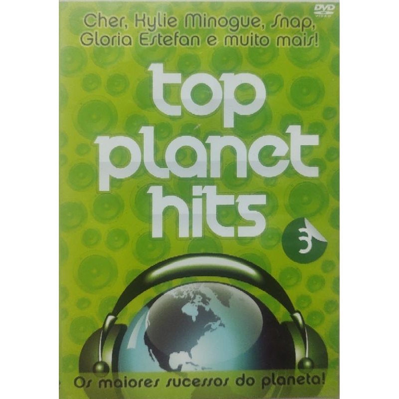Dvd Top Planet Hits 3 Cher Gloria Estefan Snap Otimo Estado