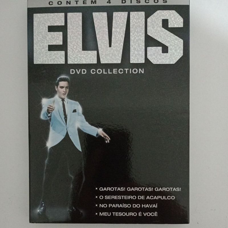 DVD - Elvis Collection (Garotas! Garotas! Garotas!, O Seresteiro de Acapulco, No paraíso do Havaí, Meu tesouro é você)