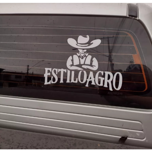 Adesivo Estilo Agro Homem Carro Caminhonete Caminhão - Premium em Oferta na Shopee