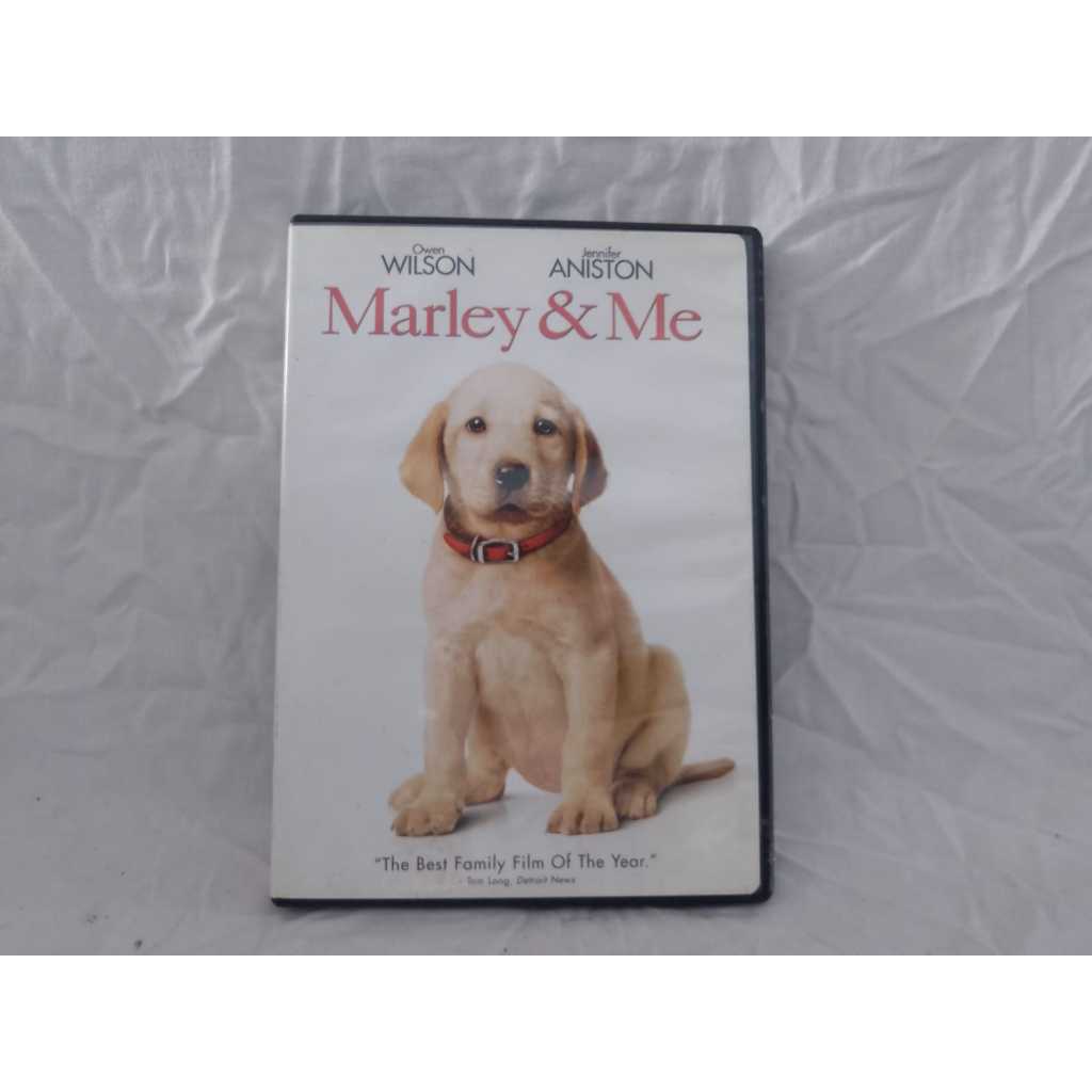 Dvd Filme Marley E Eu - Original Em Inglês Sem Audio ou Legenda