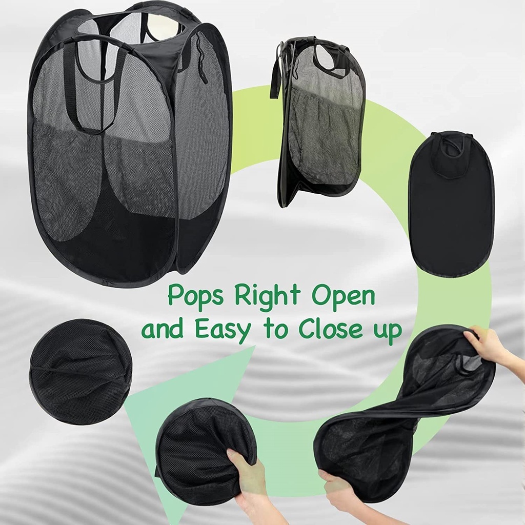 2 Pcs 40x40x70cm Cesto De Brinquedos Preto Cesto De Roupa Suja Dobrável Roupas e Brinquedos Cesto em Oferta na Shopee