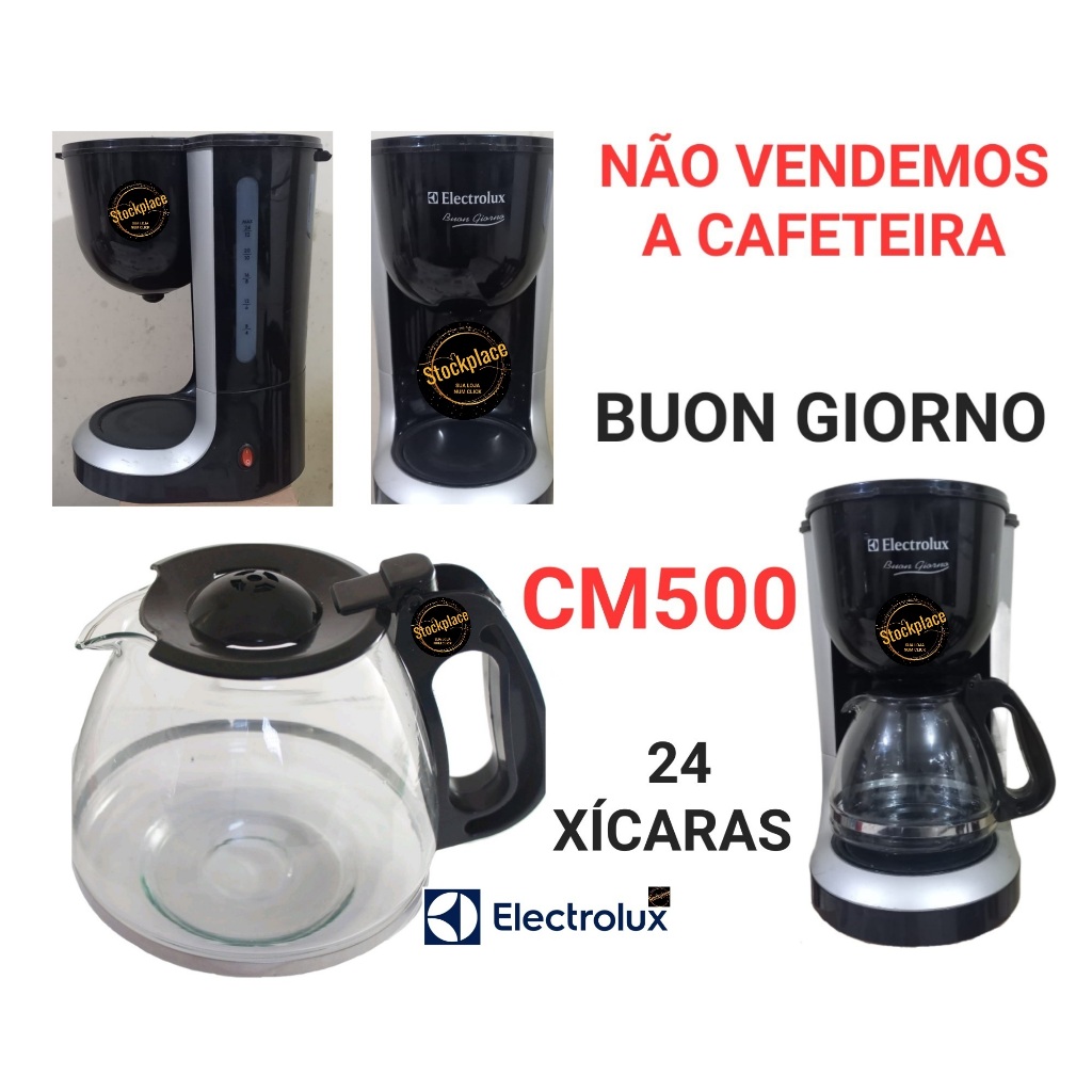 Jarra Para Cafeteira CM500 Electrolux Buon Giorno - Compatível em Oferta na Shopee
