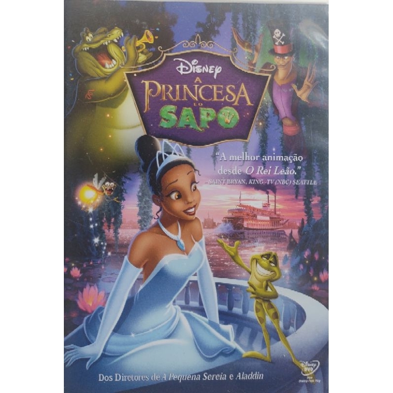 Dvd A Princesa e o Sapo Walt Disney Otimo Estado
