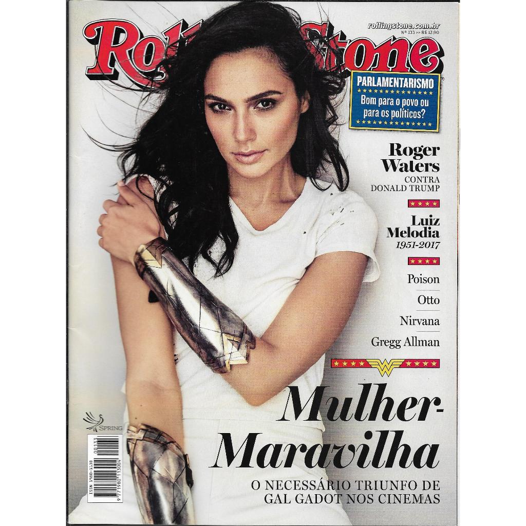 revista rolling stone 133 mulher maravilha,pink flyd,rita lee