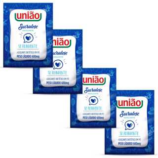 Adoçante Sucralose Uniao Sache Envelopado C/ 100 em Oferta na Shopee