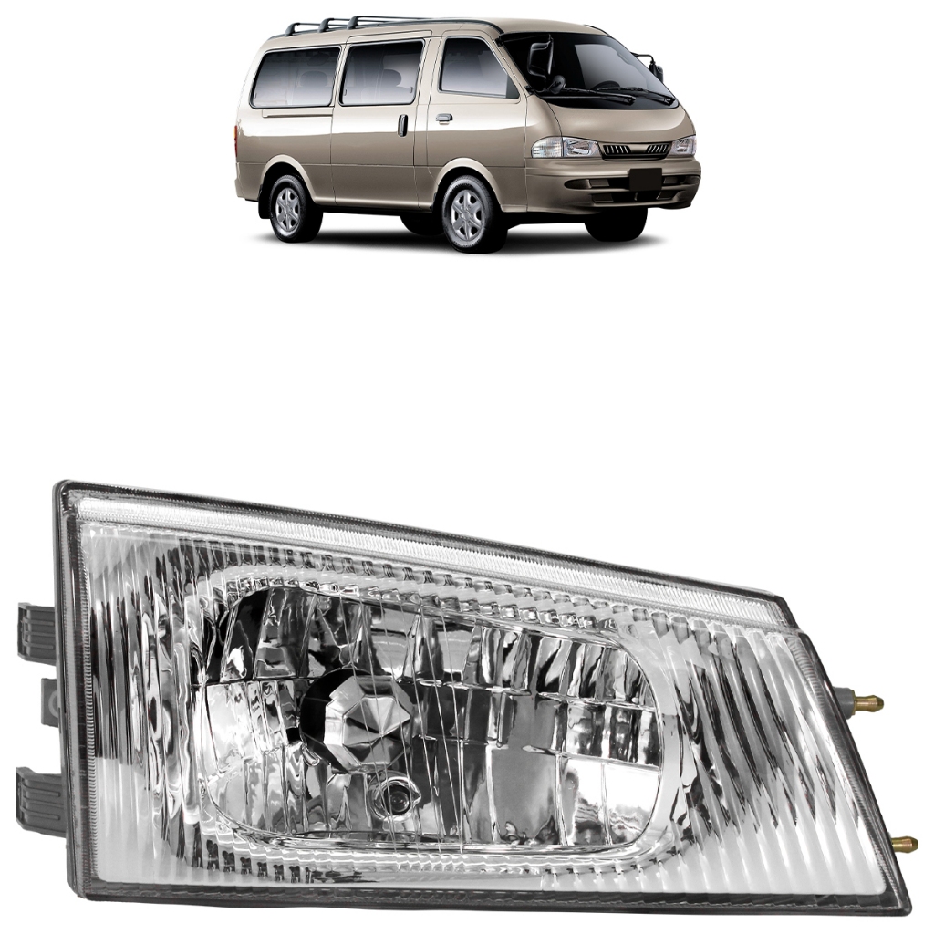 Farol Dianteiro Besta Gs 1998 A  2004 Máscara Cromada Foco Simples Com Defletor em Oferta na Shopee