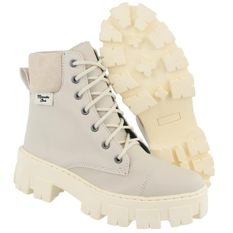 BOTA BLOGUEIRA FEMININA COTURNO TRATORADO ESTILOSA E SUPER CONFORTAVEL, MILITAR DE MULHER