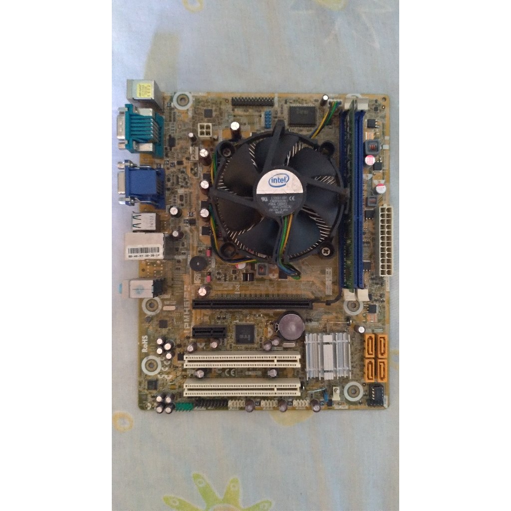 Placa Mae 1155 Com Processador Celeron e Memoria 4GB DDR3