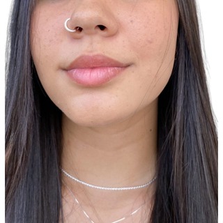 Piercing Cravejado Argola 10mm Prata 925 Pedras Zircônia em Oferta na Shopee