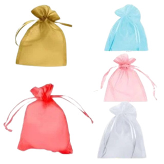 10~50 Saco de Organza MÉDIO P/ Presente 13 x 18 cm em Oferta na Shopee