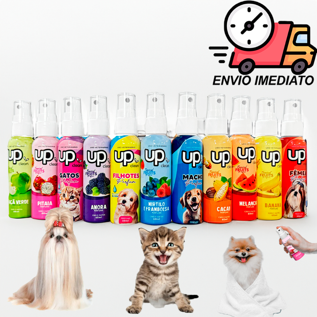 Perfume Super Cheiroso Pet Up Clean Para Cachorro Gato Pet shop Banho e Tosa em Oferta na Shopee