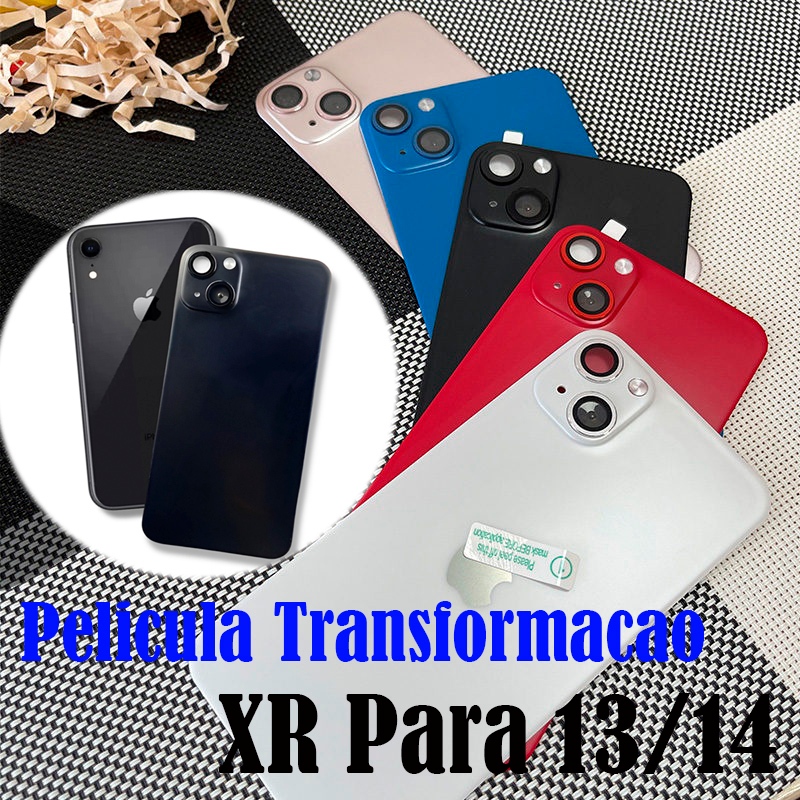 Película Traseira Transformacao XR Para iPhone 13/14 Protetor Traseira Colorido em Oferta na Shopee