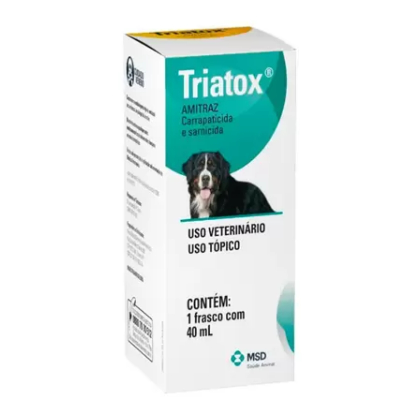 Triatox Carrapaticida Sarnicida MSD 40ml - Pets
