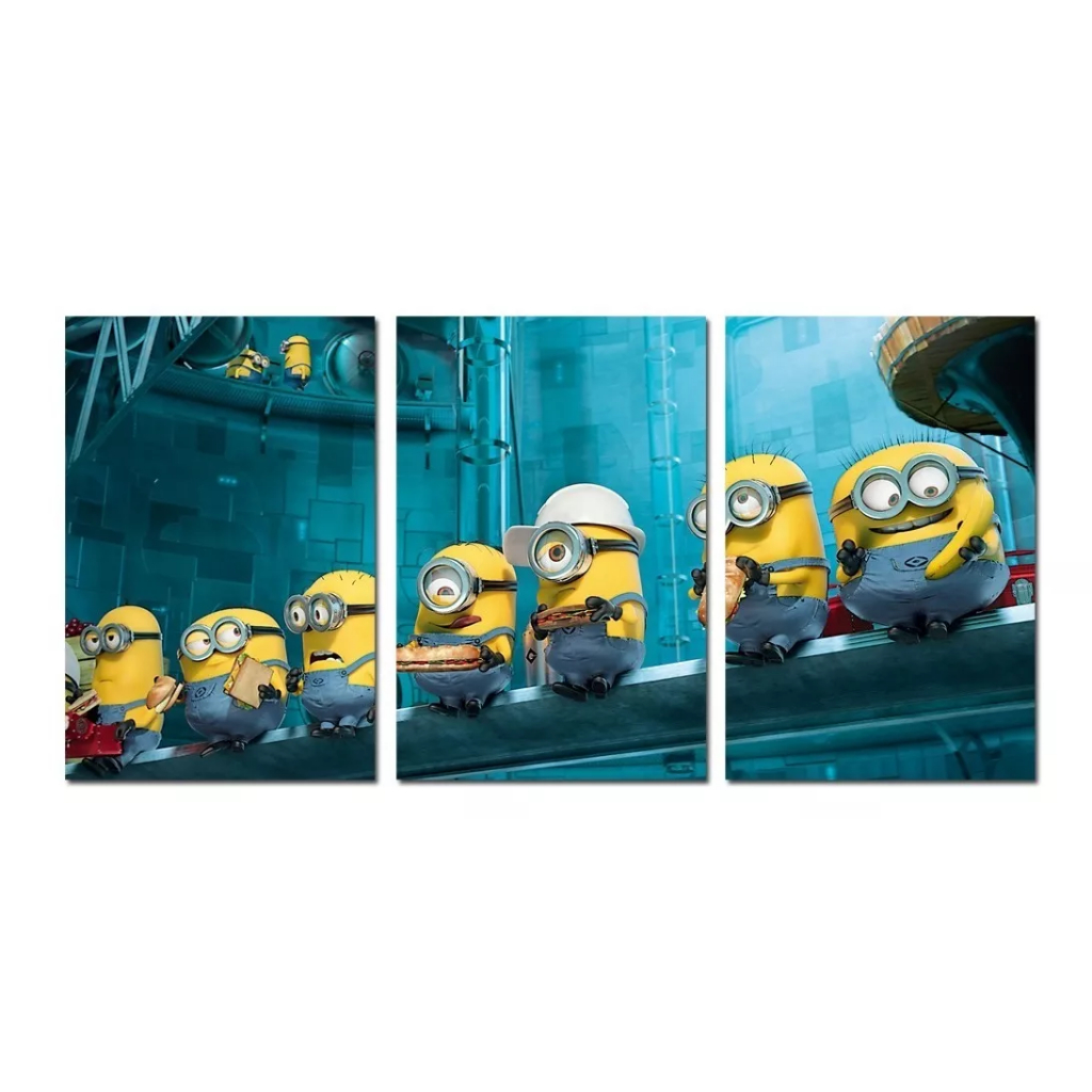Quadro Decorativo Filme Meu Malvado Favorito Minions Quite 40x60