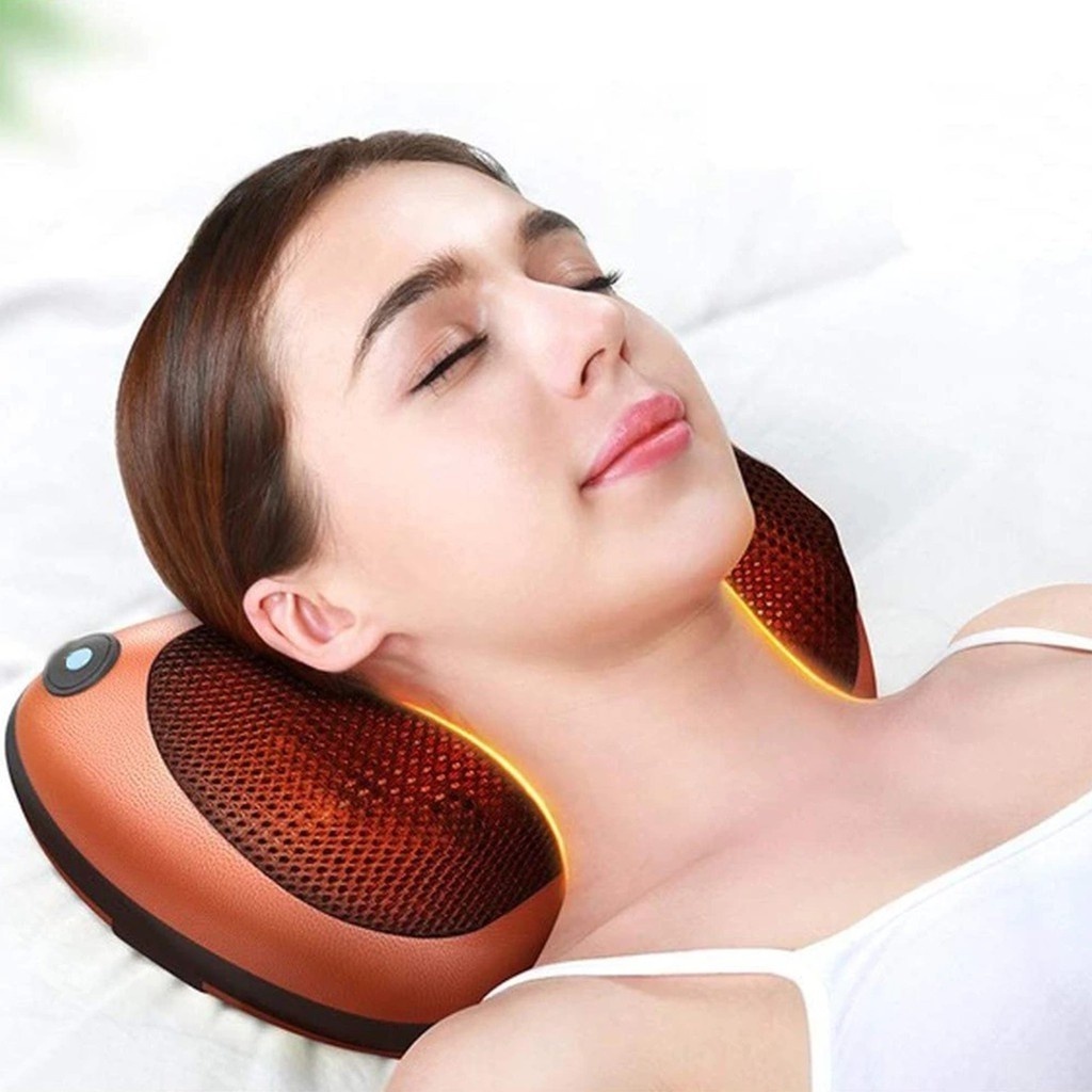 Massageador 8 Bolas Shiatsu Lombar Pescoço Veicular e Casa Almofada Lombar Pescoço Pés — imagem 2 de 2