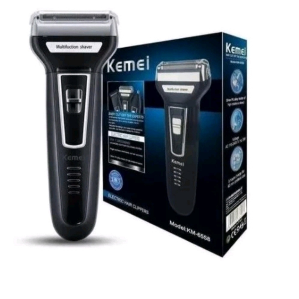 Maquina De Barbear e Aparador Pelos Elétrico 3 Em 1 Prática Recarregável