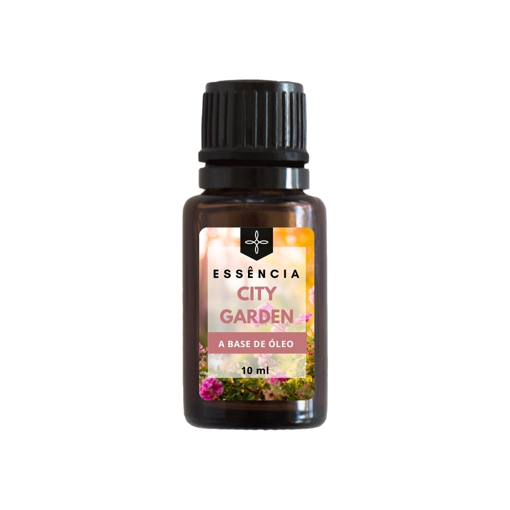 Essência a Base de Óleo City Garden Cosméticos Velas Aromatizador e Difusor Elétrico 10 ml