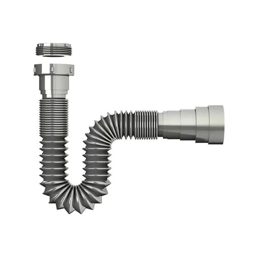 Sifão Flexível Sanfonado Cromado Pia Banheiro Cozinha Tanque em Oferta na Shopee