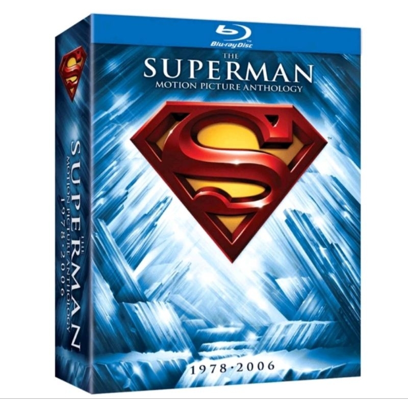 Blu-ray The Superman Motion Picture Anthology 1978 - 2006 Edição de Luxo (Oito Discos) LACRADO