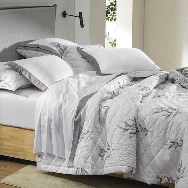 JOGO DE CAMA 4 PECAS LUNARE BRANCO 2,40M X 2,50M QUEEN 100 ALGODAO
