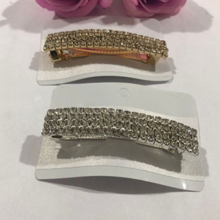 Presilha Para Cabelo com Strass de Metal/7cm em Oferta na Shopee
