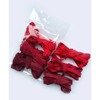 Elástico Chato 7mm 6 Metros Kit 3 Cores Vermelho Costura Artesanato Roupas Resistente Encadernação Agenda - ref. EC005 em Oferta na Shopee