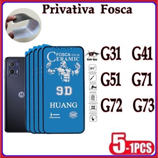 Película Privativa Fosca Anti-Spy Matte Cerâmica Hidrogel MOTO G31 G41 G51 G71 G72 G73 em Oferta na Shopee