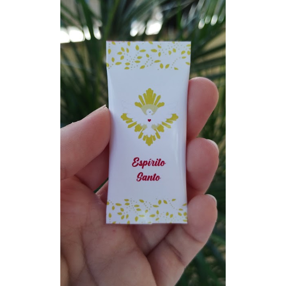 100 Balas Personalizadas Espírito Santo Lembrancinha Festas Religiosas Catequese