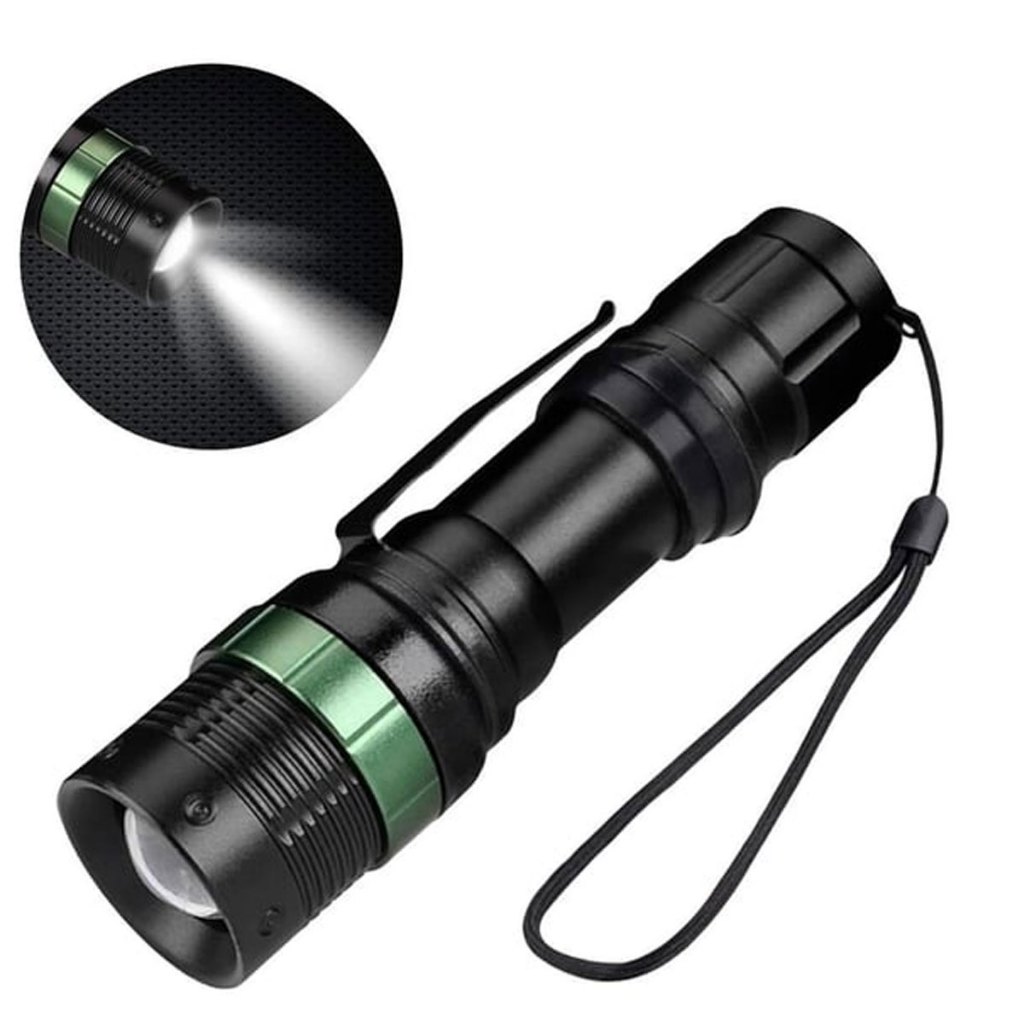 Lanterna Tática Q5 Recarregável Led Cree em Oferta na Shopee