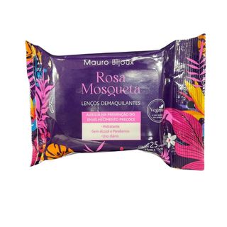 Lenço Demaquilante Rosa Mosqueta Vegano - Mauro Bijoux